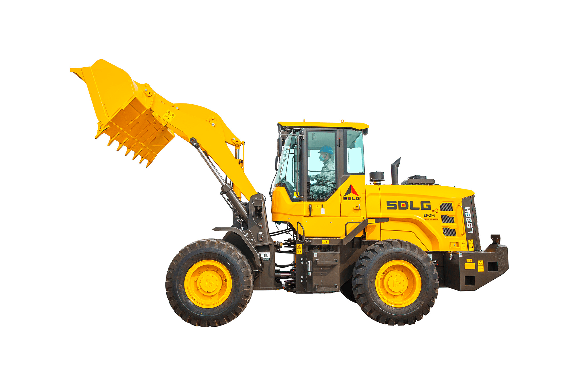 Carregadeira L936H Tracbel mostra suas novidades tecnológicas e máquinas na Brazil Equipo Show 2025