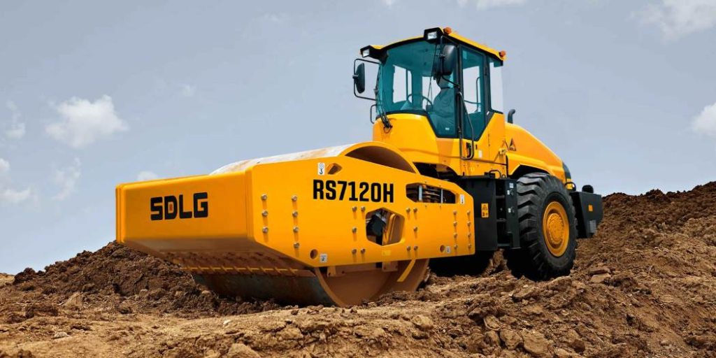 Rolo compactador RS7120H SDLG na operacao Qual a melhor máquina para terraplanagem? Descubra a escolha ideal para sua obra