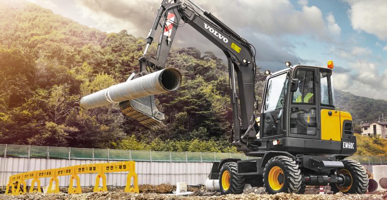 escavadeiras compactas Volvo EW60C
