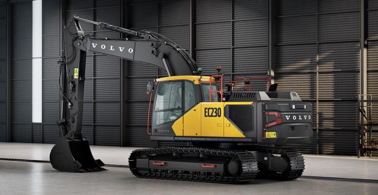 escavadeira Volvo EC230 Blog