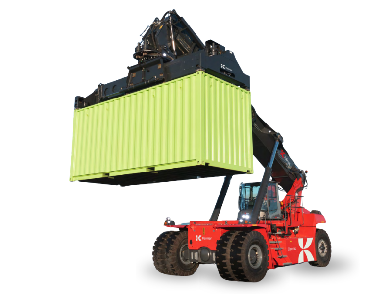 Reachstacker Elétrica Kalmar