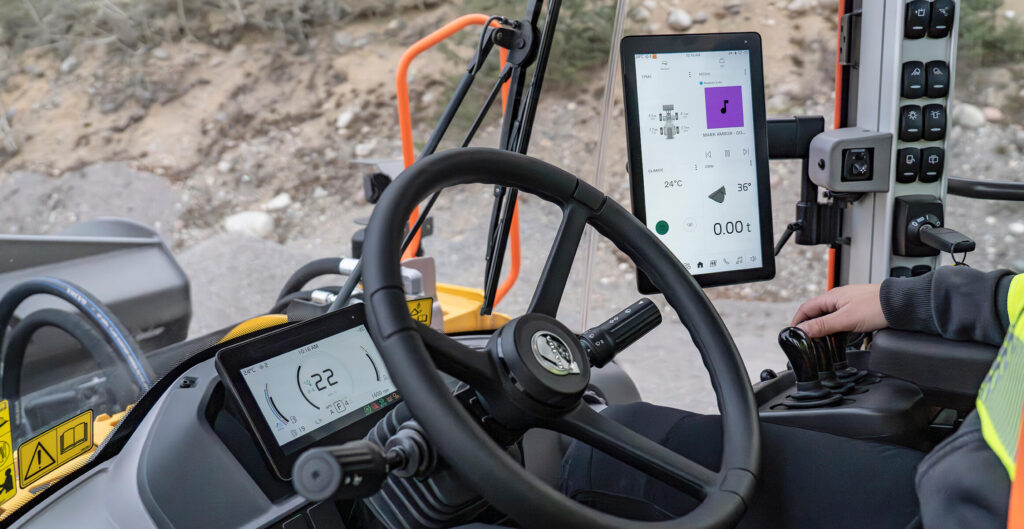 Cabine da carregadeira Volvo Carregadeira para mineração: Eficiência, potência e alto desempenho Volvo na movimentação de minério