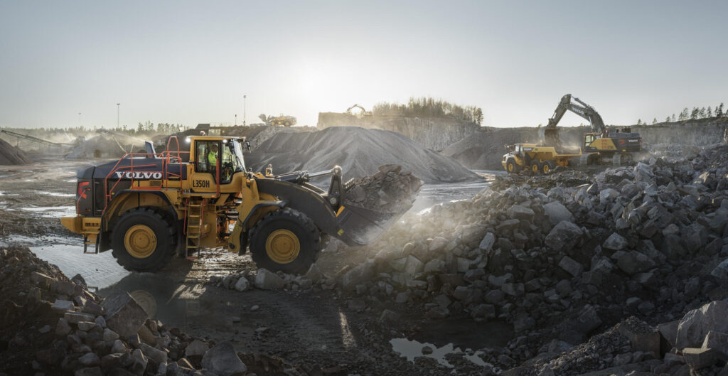 Carregadeira para mineração Volvo